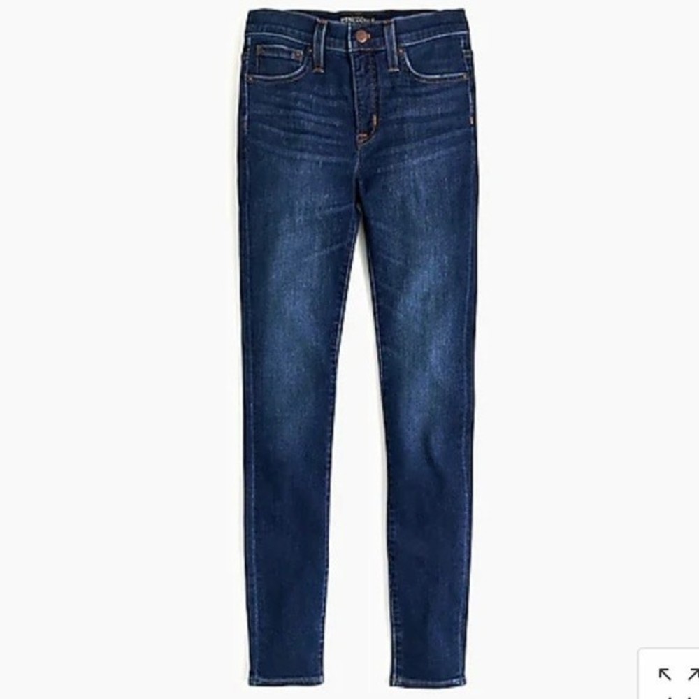 J. Crew Factory High-Rise Skinny Blue Denim Jeans, Size 28